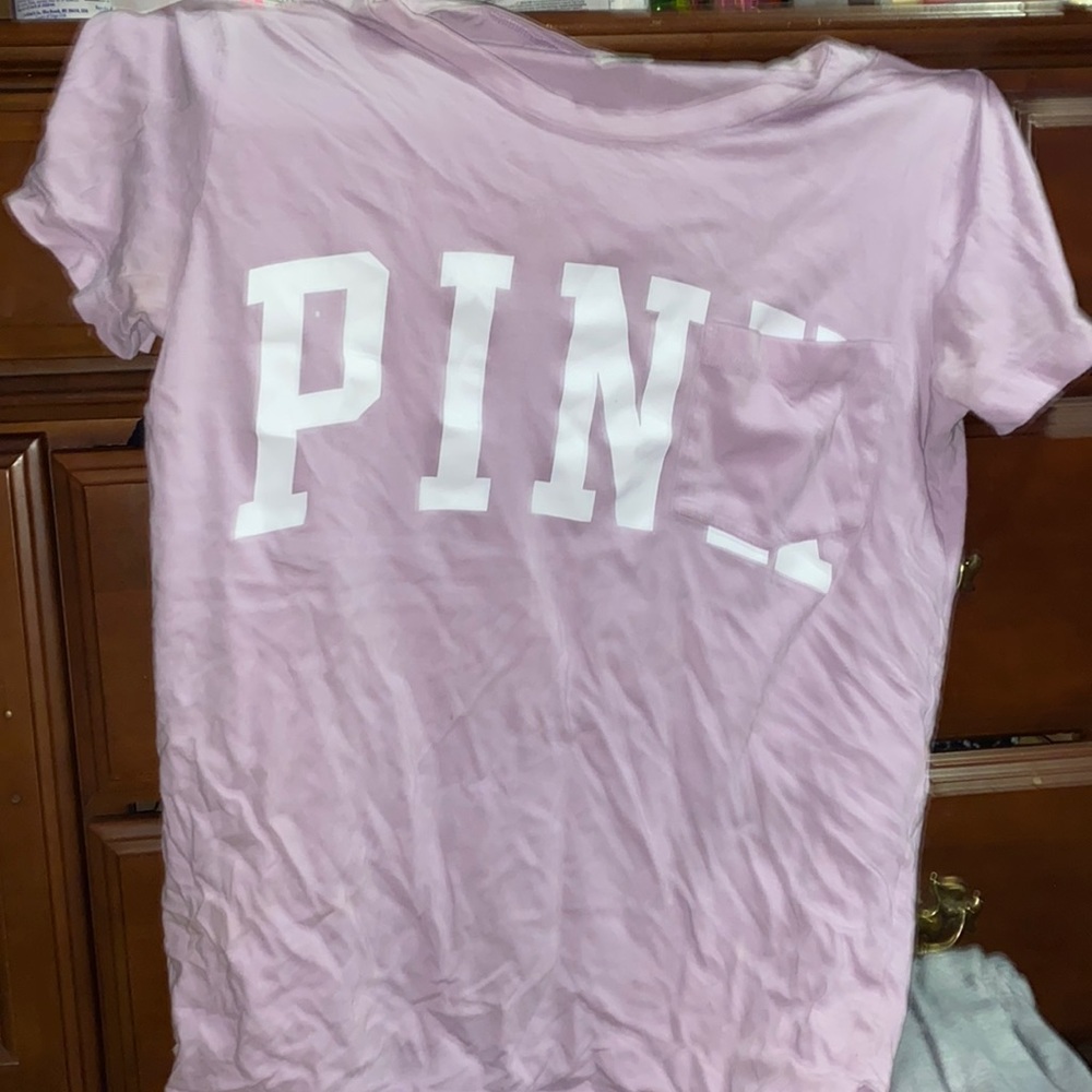 PINK over sized tee in purple